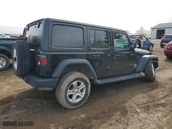 2020 Jeep Wrangler Unlimited Sport Altitude with VIN 1C4HJXDG5LW170856, listed as a Copart auction lot 49050535 with 30,010 mi miles and Salvage Title. Bid and sale history available at carsss.com. Image 3.