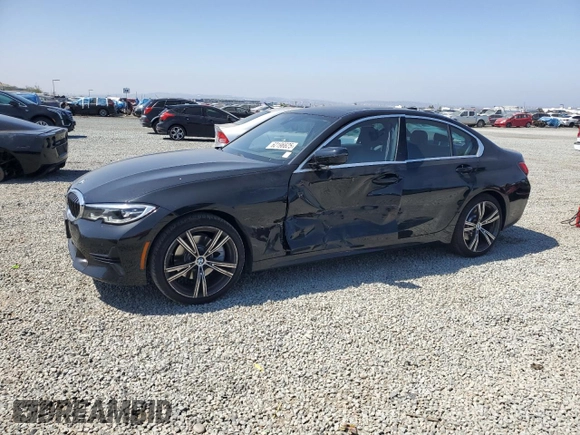 2020 BMW 3 Series 330i with VIN WBA5R1C05LFH45373, listed as a Copart auction lot 62196625 with 37,732 mi miles and Salvage title. Bid and sale history available at DreamBid. Image 1.