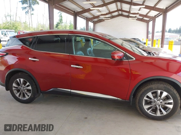 2017 Nissan Murano SL with VIN 5N1AZ2MH4HN175416, listed as a IAAI auction lot 42345395 with 72,962 mi miles and . Bid and sale history available at DreamBid. Image 13.