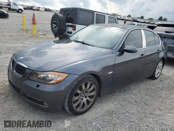 2007 BMW 3 Series 335i with VIN WBAVB73507P101280, listed as a Copart auction lot 72637104 with 126,310 mi miles and Salvage title. Bid and sale history available at DreamBid. Image 1.