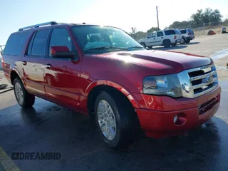 2014 Ford Expedition EL Limited with VIN 1FMJK1K55EEF23209, listed as a IAAI auction lot 41593292 with 168,869 mi miles. Bid and sale history available at carsss.com. Image 1.
