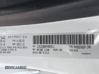 2015 Chrysler 200 S with VIN 1C3CCCBB2FN587211, listed as a IAAI auction lot 42531407 with 151,824 mi miles and . Bid and sale history available at DreamBid. Image 9.