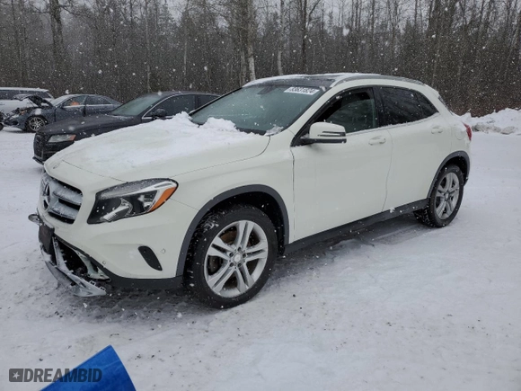 2015 Mercedes-Benz GLA-Class GLA 250 with VIN WDCTG4GB4FJ158622, listed as a Copart auction lot 83631824 with NaN miles and Salvage Title. Bid and sale history available at carsss.com. Image 1.