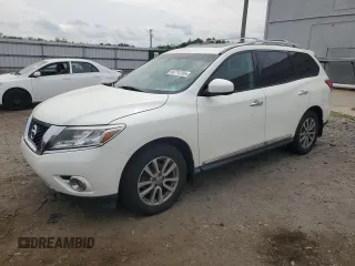 2015 Nissan Pathfinder S with VIN 5N1AR2MN8FC604765, listed as a Copart auction lot 54774765 with 180,144 mi miles and Clean Title. Bid and sale history available at carsss.com. Image 1.