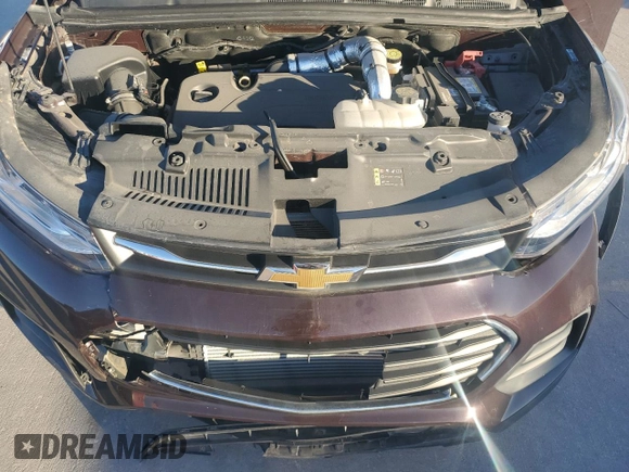 2021 Chevrolet Trax LT with VIN KL7CJPSM1MB365880, listed as a Copart auction lot 86573954 with 4,960 mi miles and Salvage title. Bid and sale history available at DreamBid. Image 12.