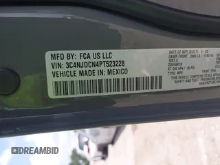 2023 Jeep Compass Limited с VIN 3C4NJDCN4PT523228, выставлен на аукционе IAAI как лот 42555447 с пробегом 57 684 миль миль и . История ставок и продаж доступна на DreamBid. Изображение 9.