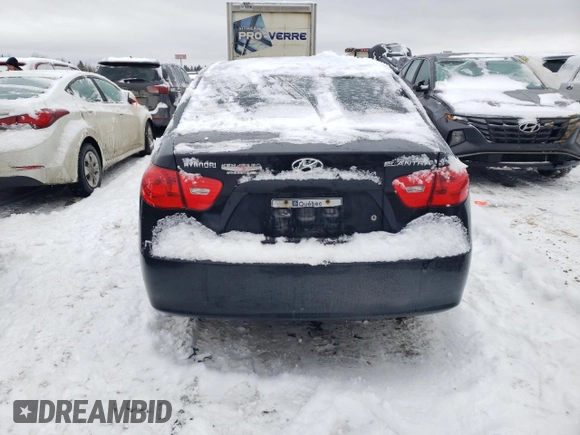2009 Hyundai Elantra with VIN KMHDT45D29U783660, listed as a Copart auction lot 43276315 with 204,386 mi miles and Salvage title. Bid and sale history available at DreamBid. Image 6.
