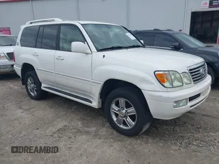 2006 Lexus LX 470 z VIN JTJHT00W364009742, wystawiony jako IAAI lot #41726158 z przebiegiem 232 397 mil mil oraz . Historia ofert i sprzedaży dostępna na DreamBid. Obrazek 1.