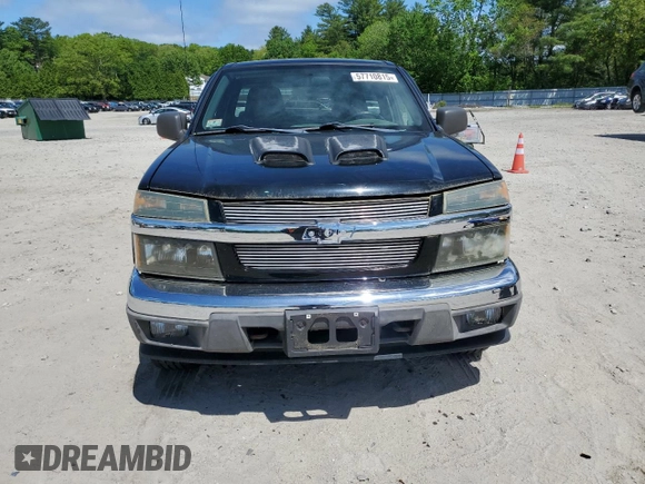 2006 Chevrolet Colorado 1LT z VIN 1GCDT146268223275, wystawiony jako Copart lot #57710815 z przebiegiem 83 318 mil mil oraz Czysty tytuł • Clean title. Historia ofert i sprzedaży dostępna na DreamBid. Obrazek 5.