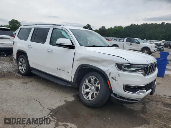 2022 Jeep Wagoneer Series II with VIN 1C4SJUBT8NS117874, listed as a Copart auction lot 56003895 with 92,339 mi miles and Salvage title. Bid and sale history available at DreamBid. Image 4.