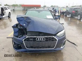 2022 Audi A5 Sportback S line Premium with VIN WAUDACF52NA023698, listed as a IAAI auction lot 41874459 with 45,967 mi miles. Bid and sale history available at carsss.com. Image 12.