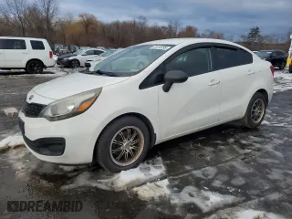 2012 Kia Rio LX with VIN KNADM4A39C6060542, listed as a Copart auction lot 43410735 with 155,097 mi miles and Clean Title. Bid and sale history available at carsss.com. Image 1.