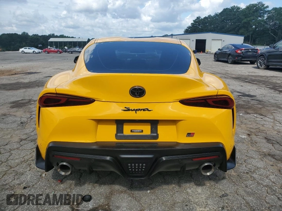2021 Toyota Supra 3.0 with VIN WZ1DB0C07MW042452, listed as a Copart auction lot 63493005 with Not provided miles and Clean title. Bid and sale history available at DreamBid. Image 6.