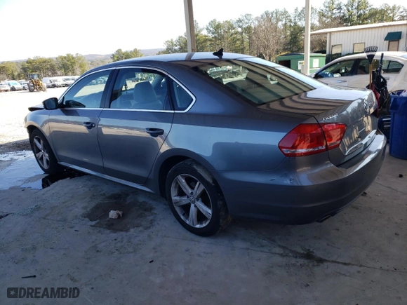 2013 Volkswagen Passat SE w/Sunroof with VIN 1VWBH7A33DC079443, listed as a Copart auction lot 43699995 with 88,620 mi miles and Salvage Title. Bid and sale history available at carsss.com. Image 2.