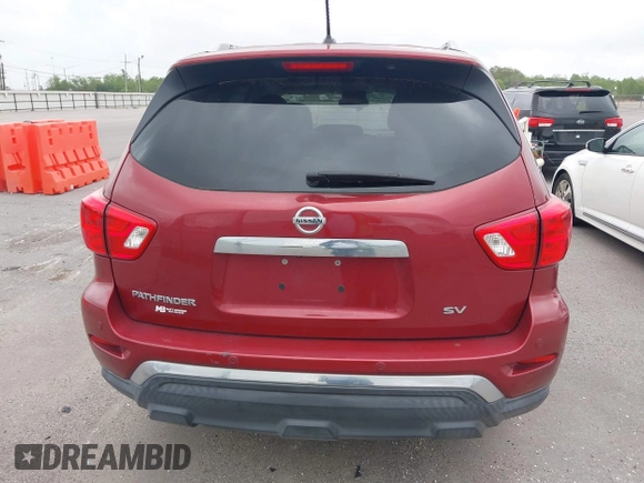 2017 Nissan Pathfinder S with VIN 5N1DR2MNXHC696400, listed as a IAAI auction lot 41968662 with 129,107 mi miles and . Bid and sale history available at DreamBid. Image 15.