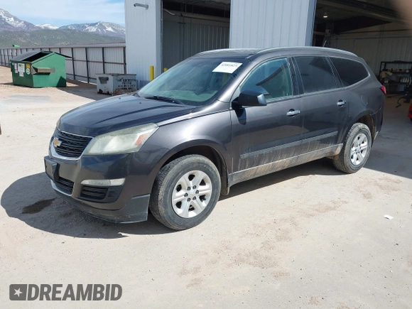 2015 Chevrolet Traverse LS z VIN 1GNKVFED4FJ323888, wystawiony jako IAAI lot #42001827 z przebiegiem 182 819 mil mil oraz . Historia ofert i sprzedaży dostępna na DreamBid. Obrazek 17.
