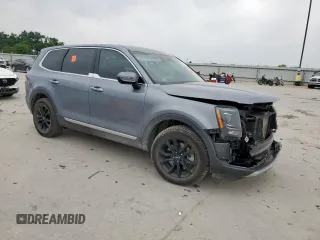 2022 Kia Telluride LX with VIN 5XYP2DHC5NG284645, listed as a Copart auction lot 57147955 with 47,664 mi miles and Salvage title. Bid and sale history available at DreamBid. Image 4.