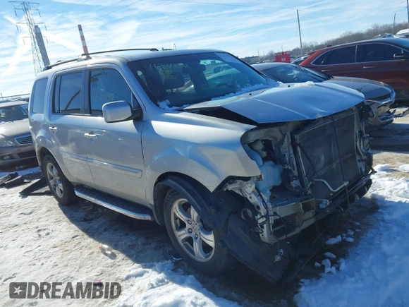 2014 Honda Pilot EX-L with VIN 5FNYF3H78EB006464, listed as a IAAI auction lot 41321137 with 198,496 mi miles and . Bid and sale history available at DreamBid. Image 1.