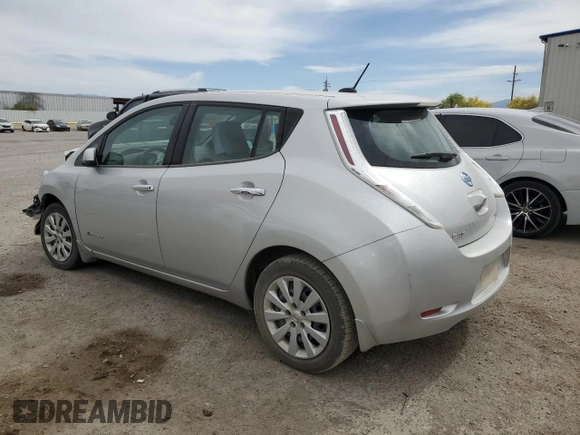 2015 Nissan LEAF SV with VIN 1N4AZ0CP8FC313460, listed as a Copart auction lot 51716765 with 90,163 mi miles and Salvage Title. Bid and sale history available at carsss.com. Image 2.