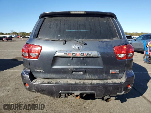 2010 Toyota Sequoia Platinum with VIN 5TDDY5G16AS031497, listed as a Copart auction lot 48142095 with 92,540 mi miles and Salvage Title. Bid and sale history available at carsss.com. Image 6.