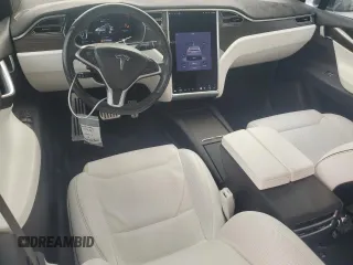 2016 Tesla Model X 70D with VIN 5YJXCBE21GF004162, listed as a Copart auction lot 47462715 with 88,593 mi miles and Salvage Title. Bid and sale history available at carsss.com. Image 8.