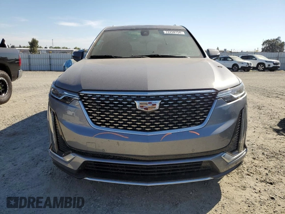 2021 Cadillac XT6 Premium Luxury with VIN 1GYKPCRS6MZ182812, listed as a Copart auction lot 72259754 with 39,451 mi miles and Salvage Title. Bid and sale history available at carsss.com. Image 5.