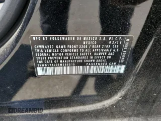 2014 Volkswagen Jetta SE with VIN 3VWD17AJ0EM268515, listed as a Copart auction lot 59977225 with 163,365 mi miles and Salvage title. Bid and sale history available at DreamBid. Image 12.