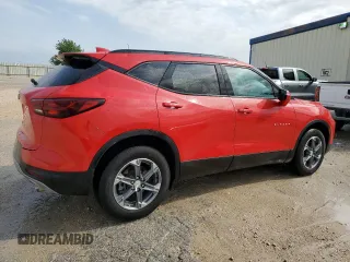 2023 Chevrolet Blazer LT with VIN 3GNKBDRSXPS200571, listed as a Copart auction lot 53403665 with 18,257 mi miles and Clean title. Bid and sale history available at DreamBid. Image 3.