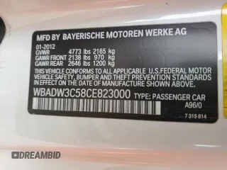2012 BMW 3 Series 328i z VIN WBADW3C58CE823000, wystawiony jako Copart lot #44069145 z przebiegiem 173 705 mil mil oraz Czysty tytuł • Clean title. Historia ofert i sprzedaży dostępna na DreamBid. Obrazek 12.