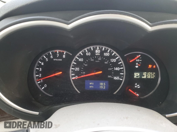 2015 Nissan Quest SV with VIN JN8AE2KP9F9133991, listed as a Copart auction lot 45724745 with 101,052 mi miles and Salvage Title. Bid and sale history available at carsss.com. Image 9.