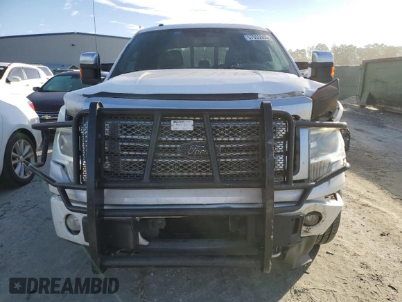 2013 Ford F-150 XL with VIN 1FTFW1ET5DFB52845, listed as a Copart auction lot 57955665 with 190,251 mi miles and Salvage title. Bid and sale history available at DreamBid. Image 5.