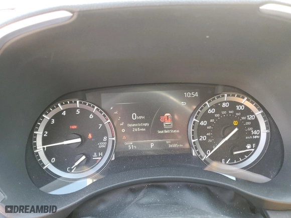2021 Toyota Highlander XSE with VIN 5TDJZRBH8MS156274, listed as a Copart auction lot 48811775 with 36,585 mi miles and Salvage Title. Bid and sale history available at carsss.com. Image 9.