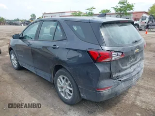 2022 Chevrolet Equinox LS with VIN 3GNAXHEVXNS213306, listed as a IAAI auction lot 42427872 with 45,527 mi miles and . Bid and sale history available at DreamBid. Image 3.