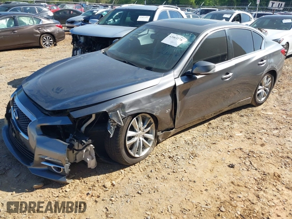 2015 Infiniti Q50 Premium with VIN JN1BV7AP3FM358244, listed as a IAAI auction lot 42063278 with 98,873 mi miles and . Bid and sale history available at DreamBid. Image 18.