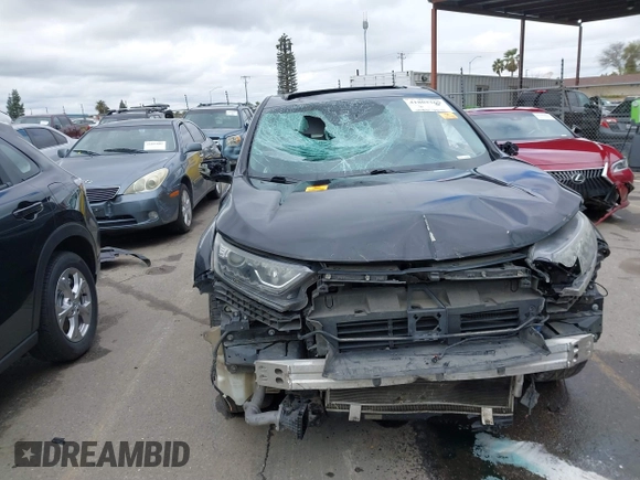 2019 Honda CR-V EX-L with VIN 5J6RW1H86KA005197, listed as a IAAI auction lot 41802369 with 100,807 mi miles. Bid and sale history available at carsss.com. Image 6.