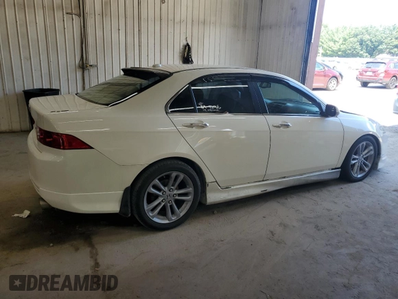 2005 Acura TSX with VIN JH4CL968X5C010626, listed as a Copart auction lot 63658785 with 187,350 mi miles and Salvage title. Bid and sale history available at DreamBid. Image 3.