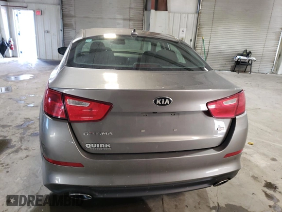 2015 Kia Optima LX with VIN 5XXGM4A77FG381665, listed as a Copart auction lot 43646005 with 51,110 mi miles and Clean Title. Bid and sale history available at DreamBid. Image 6.