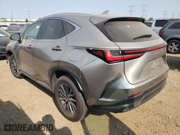 2022 Lexus NX with VIN 2T2ADCAZ4NC002379, listed as a Copart auction lot 71153604 with 26,490 mi miles and Salvage Title. Bid and sale history available at carsss.com. Image 2.