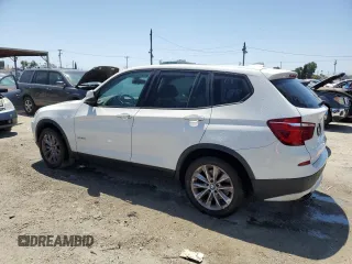2013 BMW X3 xDrive28i with VIN 5UXWX9C57D0D08744, listed as a Copart auction lot 55145795 with 132,974 mi miles and Clean Title. Bid and sale history available at carsss.com. Image 2.