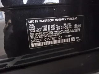 2025 BMW X5 xDrive40i with VIN 5UX23EU01S9W25124, listed as a Copart auction lot 49742835 with 35,175 mi miles and Clean Title. Bid and sale history available at carsss.com. Image 13.