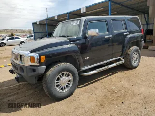 2007 Hummer H3 SUV with VIN 5GTDN13E078251900, listed as a Copart auction lot 52527405 with 172,203 mi miles and Clean Title. Bid and sale history available at carsss.com. Image 1.