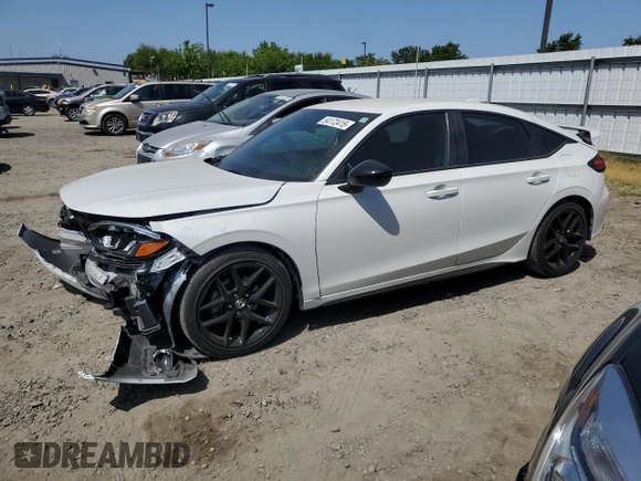 2023 Honda Civic Sport with VIN 19XFL2H83PE004438, listed as a Copart auction lot 54172415 with 15,938 mi miles and Salvage Title. Bid and sale history available at DreamBid. Image 1.