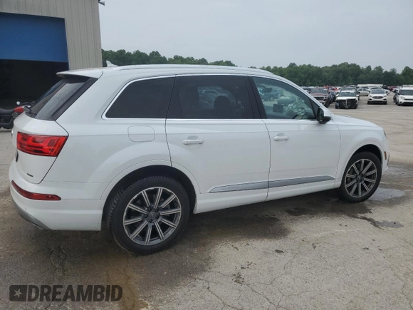 2019 Audi Q7 Premium Plus with VIN WA1LHAF77KD031395, listed as a Copart auction lot 60893815 with 47,008 mi miles and Salvage title. Bid and sale history available at DreamBid. Image 3.