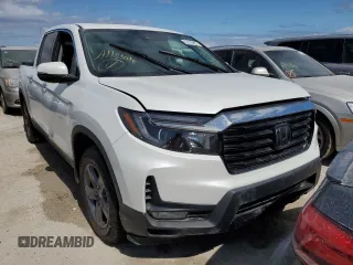 2021 Honda Ridgeline RTL-E with VIN 5FPYK3F78MB005044, listed as a Copart auction lot 63120882 with Not provided miles and . Bid and sale history available at DreamBid. Image 1.