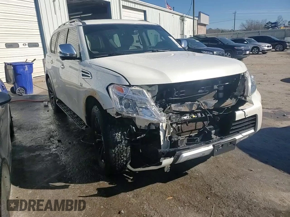 2018 Nissan Armada Platinum with VIN JN8AY2NE1J9731535, listed as a Copart auction lot 88420735 with 116,693 mi miles and Salvage Title. Bid and sale history available at carsss.com. Image 16.