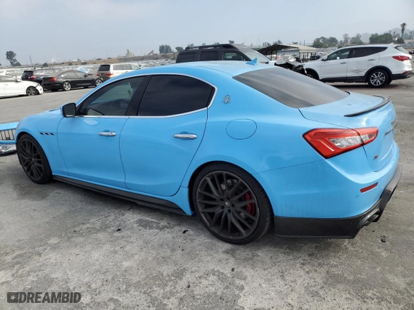 2014 Maserati Ghibli S Q4 with VIN ZAM57RTA7E1089301, listed as a Copart auction lot 69271994 with 58,318 mi miles and Salvage Title. Bid and sale history available at carsss.com. Image 2.