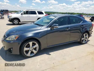 2011 Lexus IS 250 z VIN JTHBF5C21B5137549, wystawiony jako Copart lot #55853435 z przebiegiem 122 902 mil mil oraz Szkoda całkowita • Salvage title. Historia ofert i sprzedaży dostępna na DreamBid. Obrazek 1.