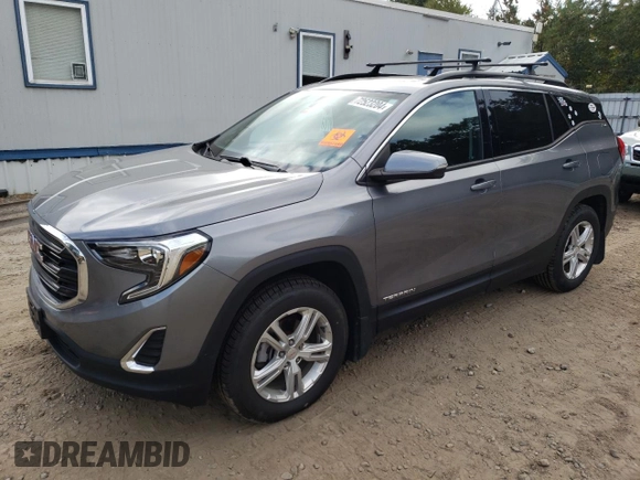 2018 GMC Terrain SLE Diesel with VIN 3GKALUEU7JL249404, listed as a Copart auction lot 72523204 with 34,951 mi miles and Salvage Title. Bid and sale history available at carsss.com. Image 1.