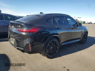 2023 BMW X4 M with VIN 5YM23EC08P9R05401, listed as a Copart auction lot 81049754 with 21,779 mi miles and Salvage Title. Bid and sale history available at carsss.com. Image 3.