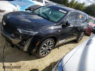 2021 Cadillac XT6 Sport with VIN 1GYKPGRS4MZ108084, listed as a Copart auction lot 75632384 with 0 mi miles and Salvage Title. Bid and sale history available at carsss.com. Image 1.